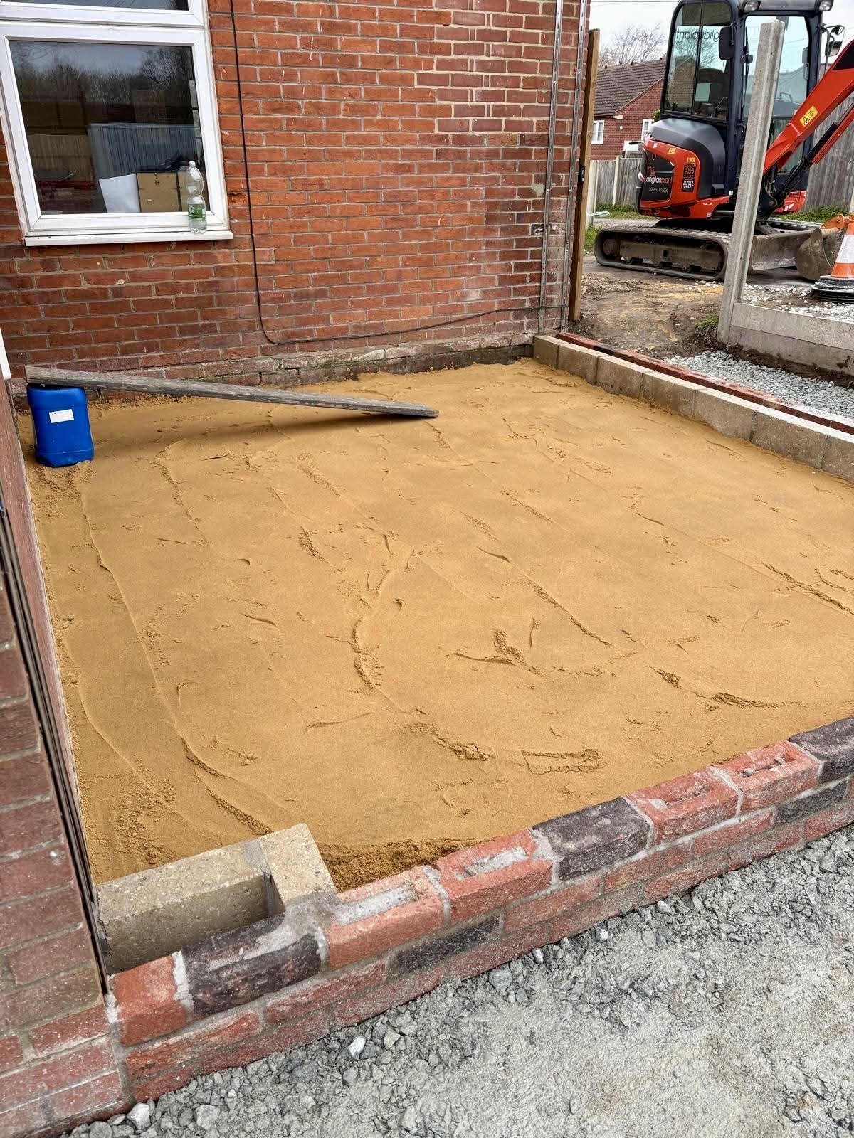 Sand blinding within the perimeter