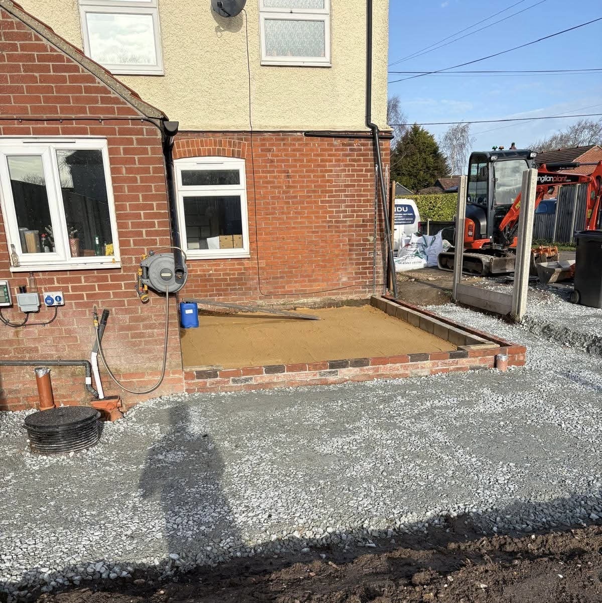 Footings dug right, first time.